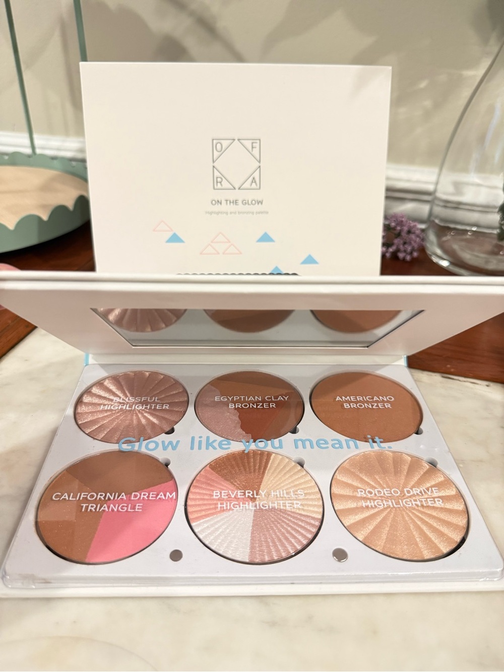 🆕 OFRA On The Glow Palette - Pink & Bronze Highlighters & Bronzers